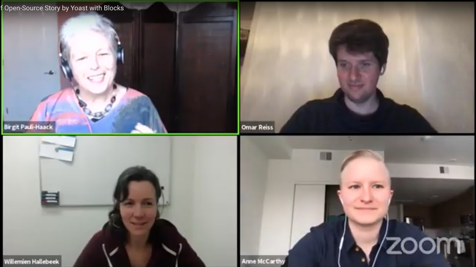 Live Q & A: The Making of Open-Source Story by Yoast with Blocks