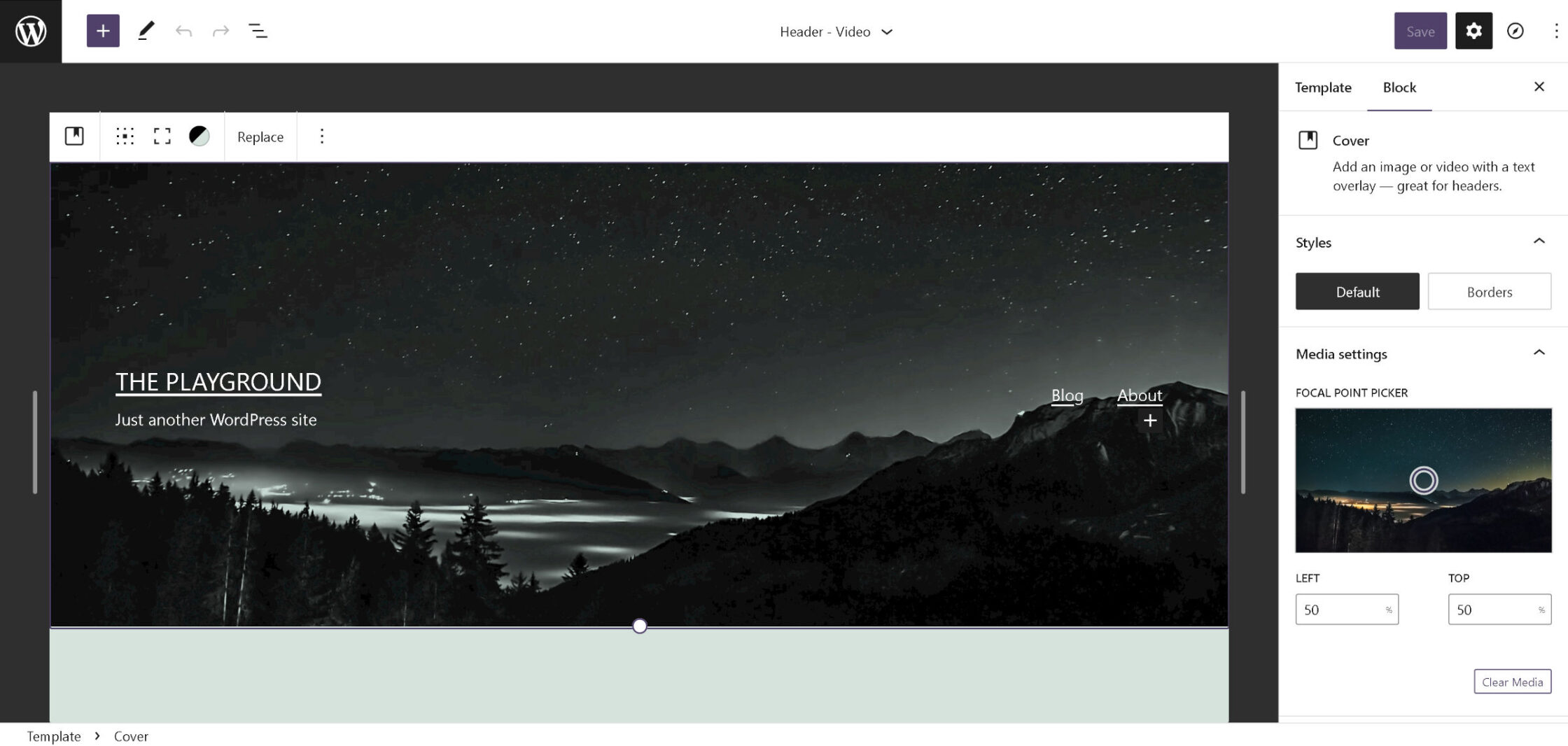 Building a Block-Based  Header Template in a Classic Theme