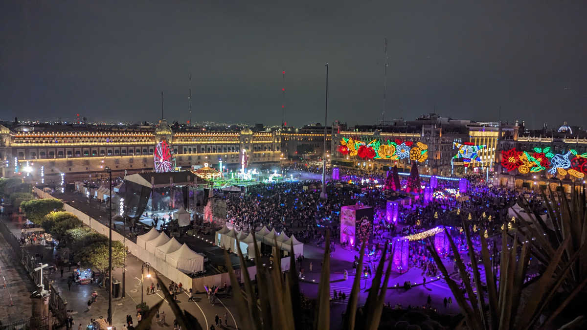 Mexico City Zocalo in 2022 by Birgit Pauli-Haack