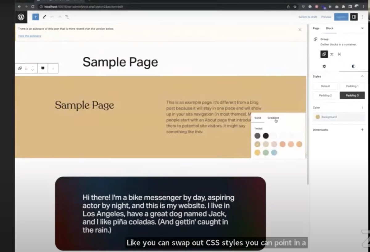 Live Q & A: Design Systems and theme.json